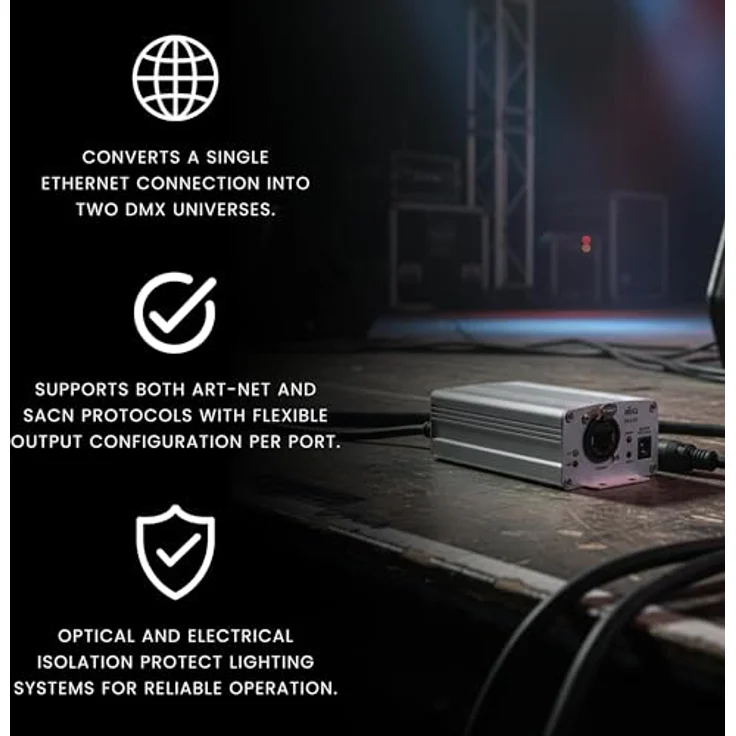 ChauvetDJ DMX-AN2, ARTNet DMX Knoten, ArtNet Node – Bild 3