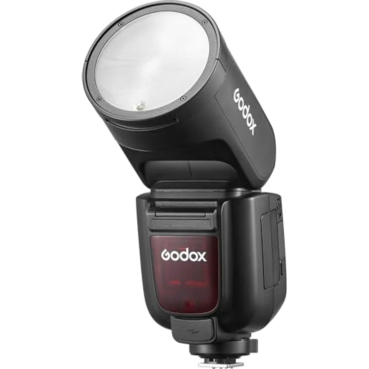 GODOX V1PRO N - Round Head Flash with Battery for Nikon, 76 W Output Power, 2.4 GHz X Wireless System, Integrated LED Modeling Lamp – Bild 3