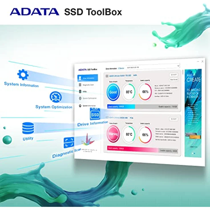 Adata Legend 710 (1000 GB, M.2 2280), SSD - PCIe Gen3 x4, NVMe 1.4, bis zu 2.400/1.800MB/s, M.2-2280-Spezifikation - Adata – Bild 13