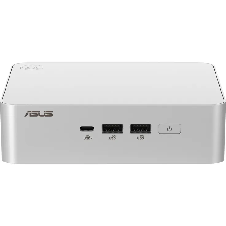 ASUS NUC 15 Pro+ RNUC15CRSV500002, Barebone Mini-PC mit Core Ultra 5, 2.5 GHz, 0 GB RAM, Silber, Wi-Fi 6, Bluetooth 5.4