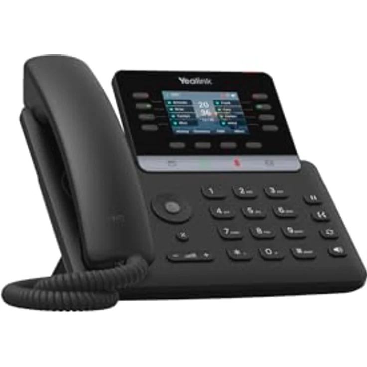 Yealink SIP-T73U, VoIP-DECT-Telefon mit Rufnummernanzeige und Anklopffunktion, schwarz – Bild 4