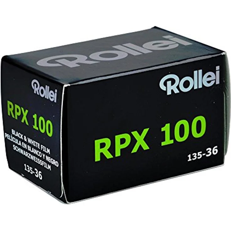 Rollei RPX 100 Schwarzweiß-Negativfilm | 35 mm | 36 Aufnahmen | Flexibel belichtbar und feine Körnung – Bild 1
