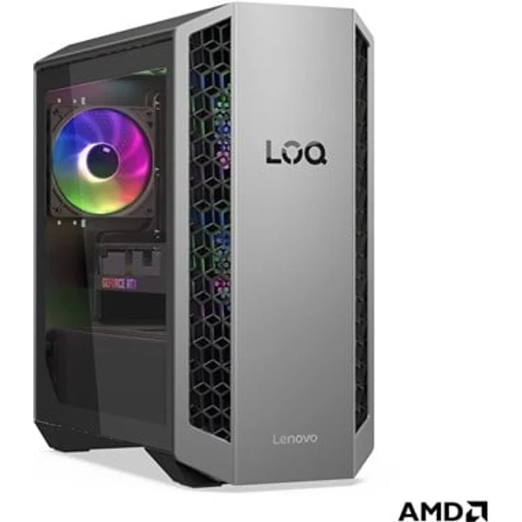 Lenovo LOQ Tower, Gaming Desktop mit eForce RTX 5070, Ryzen 9, 16GB RAM, 1TB SSD, Windows 11 Home