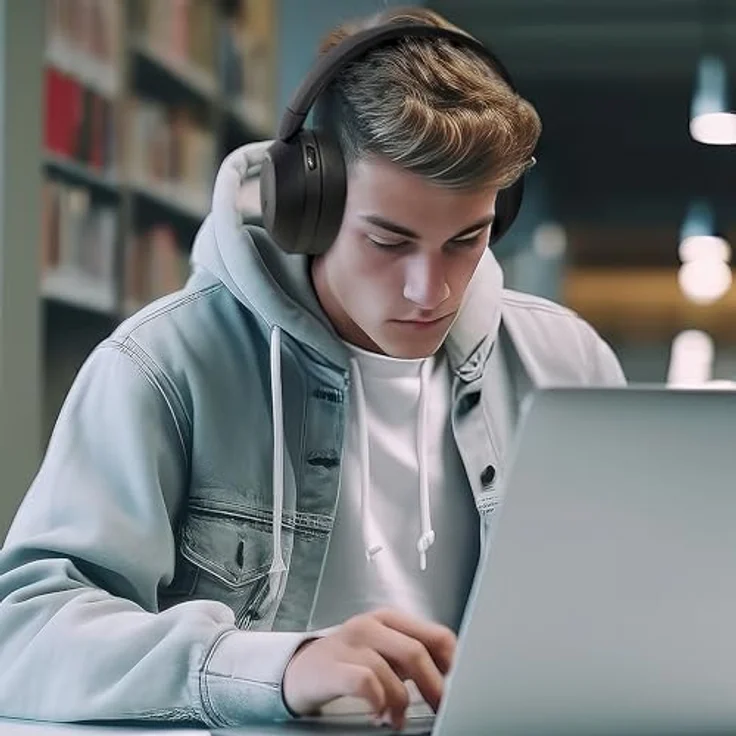 Mixx Audio StreamQ C4, Kabellose Kopfhörer mit 40 Stunden Akkulaufzeit und aktiver Geräuschunterdrückung, Schwarz – Bild 5