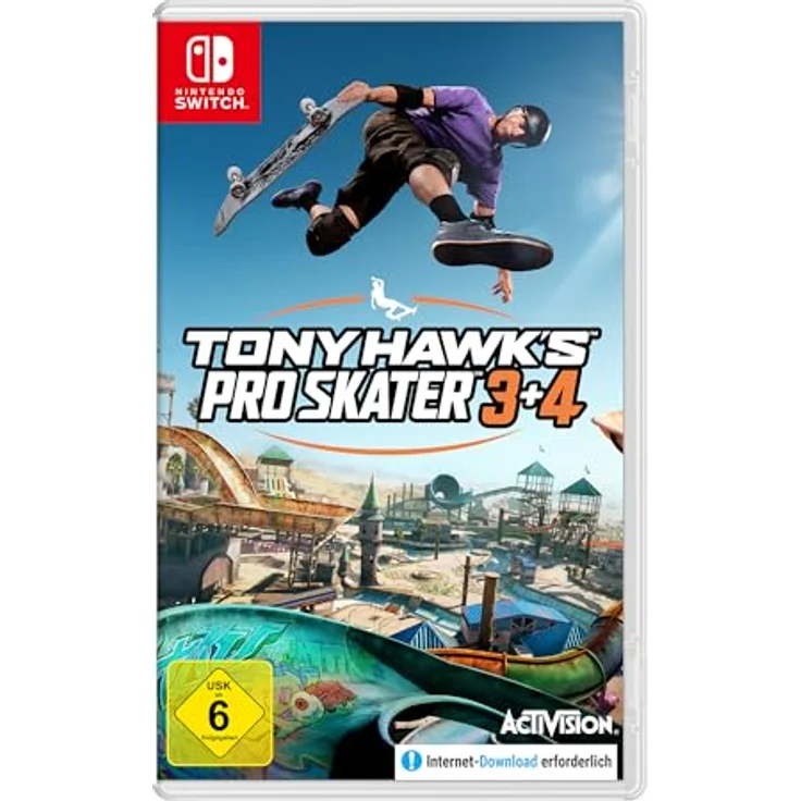 ACTIVISION BLIZZARD Tony Hawk's Pro Skater 3 + 4, Nintendo Switch Spiel mit plattformübergreifendem Online-Multiplayer und erweiterten Erstellungsmodi – Bild 1