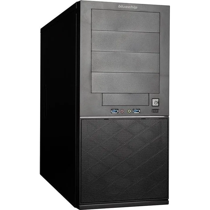 bluechip SERVERline T30346r *Proxmox VE* Tower, AMD EPYC™ 4244P Prozessor bis zu 5.10 GHz, 32 GB DDR5, 4 x 960 GB SSD, TPM-Modul, 2 x RJ45 10 Gb/s