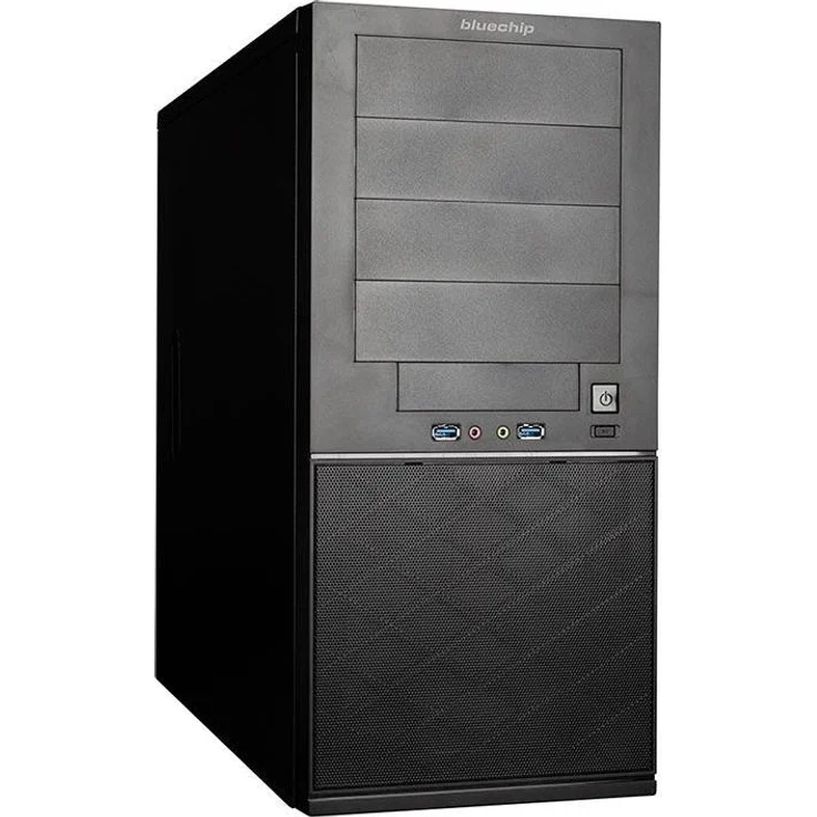 bluechip SERVERline T30346r *Proxmox VE* Tower, AMD EPYC™ 4244P Prozessor bis zu 5.10 GHz, 32 GB DDR5, 4 x 960 GB SSD, TPM-Modul, 2 x RJ45 10 Gb/s