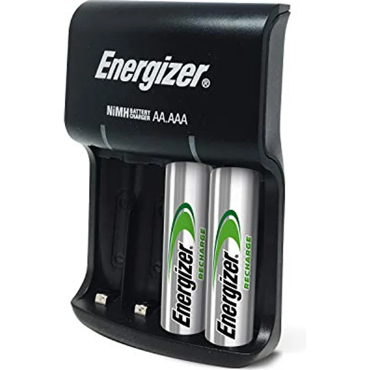 Energizer Ladegerät Batterien, Recharge Base, für Wiederaufladbare Batterien der Größen AA und AAA – Bild 2