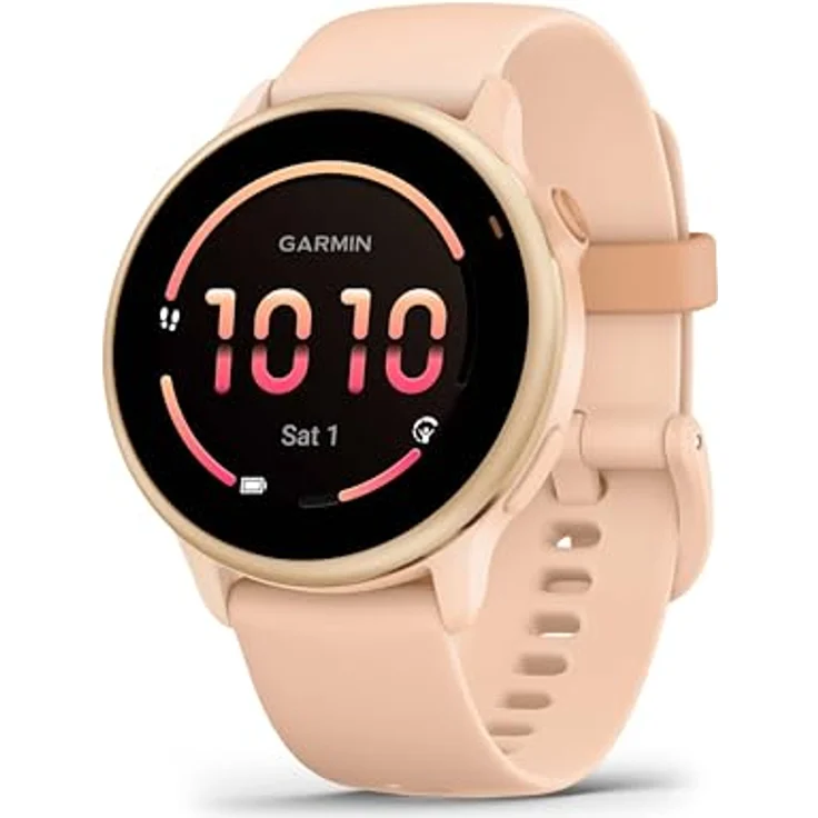 Garmin vívoactive 6 (42mm) Fitness-Smartwatch, 1,2"-AMOLED-Touchdisplay, bis zu 11 Tage Akkulaufzeit, 80+ Sport-Apps, Gesundheitsfunktionen, Smart Notifications, Pay - Elegantes 42mm Modell in trendigen Farben – Bild 1