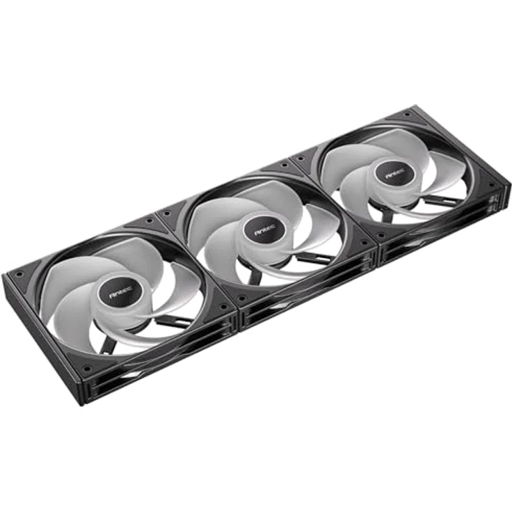 Antec Connect 120 Reverse ARGB PWM, set van 3 PC Lüfter mit Daisy-Chain-Design, 120 mm, Schwarz – Bild 6