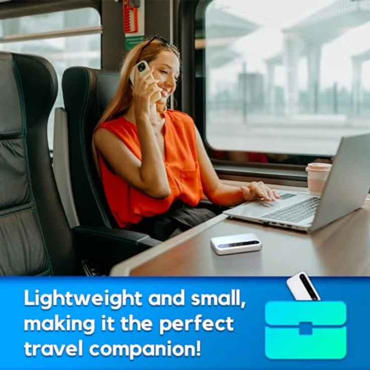 ZTE U50 Tragbarer WiFi-Hotspot 5G mit entsperrtem SIM-Steckplatz, kostengünstiger 5G-Modem-Router für 32 Heim-/Geschäftsgeräte, 5G und 4G+, AX1800 WiFi 6, bis zu 32 Geräte - Preisvergleich – Bild 4