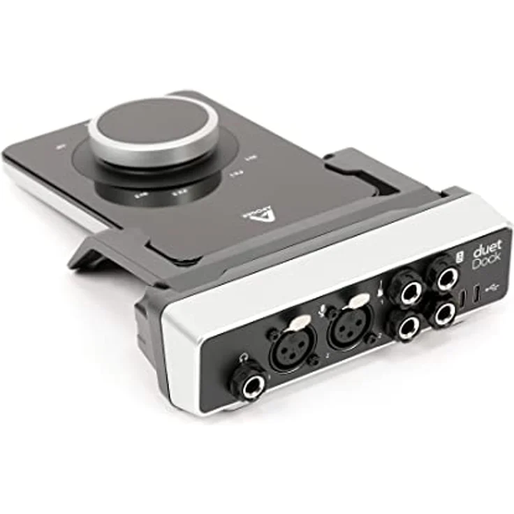 Apogee Duet Dock Anschlussdock für Duet 3, USB-C Dock mit XLR- und Instrumenteneingängen, Line-Pegel-Ausgängen, Stereo-Kopfhörerausgang – Bild 3