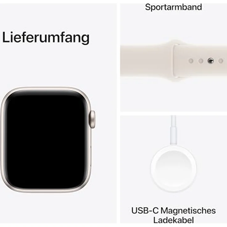 Apple Watch SE (2024) Smartwatch (Watch OS) - Motivierende Fitnessdaten, innovative Features, neue Armbandfarben – Bild 6