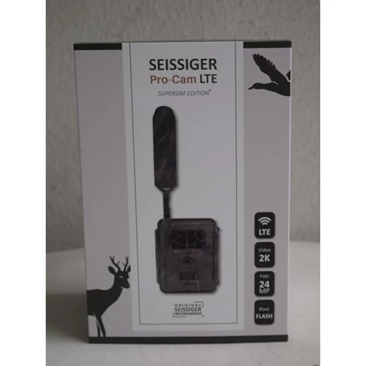 Seissiger Wildkamera Pro-Cam LTE SUPERSIM-Edition, 24 MP, 2K Video, wetterfest, Schwarzblitz, inkl. 32GB SD-Karte – Bild 2