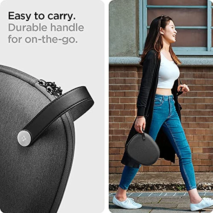 Spigen Klasden Kompatibel mit Airpods Max Hülle Case Etui Tragetasche - Anthrazit – Bild 4