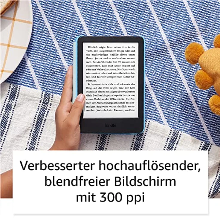 Kindle Kids (2022) – Mit Zugriff auf über tausend Bücher, Hülle und 2 Jahren Sorglos-Garantie – Weltraumwal-Design – Bild 4