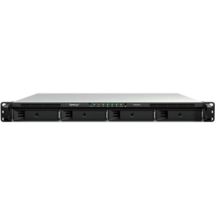 Synology RackStation RS826RP+, NAS Server mit 4 Schächten, RAID Support, 4 GB RAM, Gigabit Ethernet, 1U Rack-Design