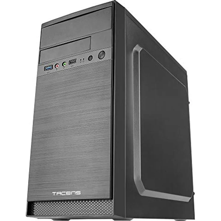 Tacens Anima AC4 500, Micro ATX PC-Gehäuse mit 500W Netzteil, Schwarz, mit USB 3.0 und Platz für VGA bis 310mm – Bild 2