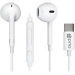 Prio Stereo USB C Kopfhörer/Headset CLASSIC in Schwarz mit HIGH-DEFINITION-STEREO-SOUND und FREIHÄNDIGEN ANRUFE