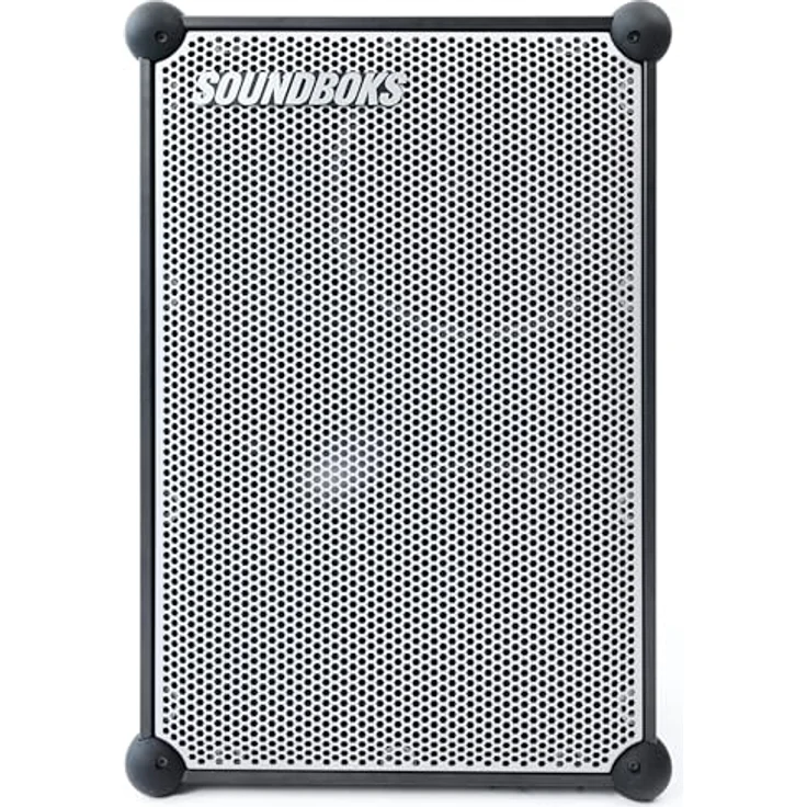 SOUNDBOKS 4 – Bluetooth-Performance-Lautsprecher – Lautester Party-Lautsprecher, mit 40 Stunden Akkulaufzeit, wiederaufladbar – Kabelloser, tragbarer Lautsprecher – Design aus Dänemark – 126 dB, Metallic – Bild 1
