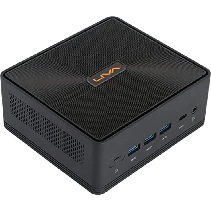 ECS ELITEGROUP ECS Liva Z2 Mini PC Computer - Intel N5030, 4GB/64G eMMC, NO OS - 4K Dual Display, energieeffizient, erweiterbar - Schwarz