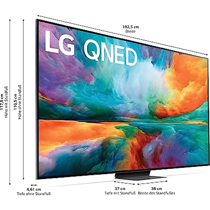 LG 86QNED816RE 218 cm (86 Zoll) 4K QNED MiniLED TV (Active HDR, 120 Hz, Smart TV) [Modelljahr 2023] – Bild 1