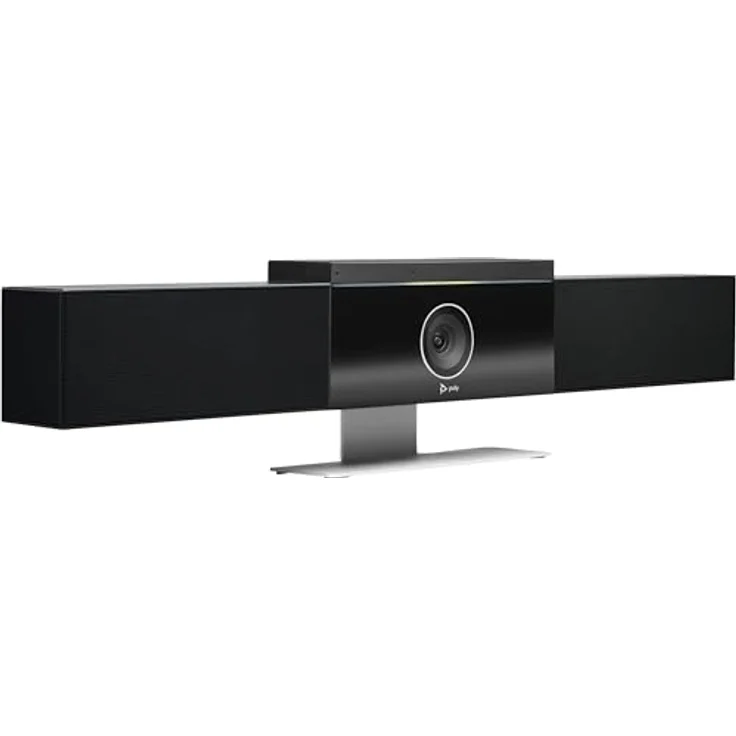 Poly Studio USB-Videoleiste Zoom Certified für Microsoft Teams Schwarz - Audio- und Videoqualität für mittelgrosse Meetingräume – Bild 3