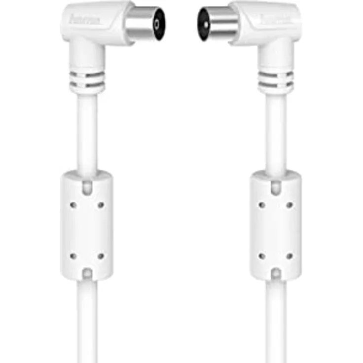 Hama Antennenkabel 00205058, 5 m Koaxial, weiß