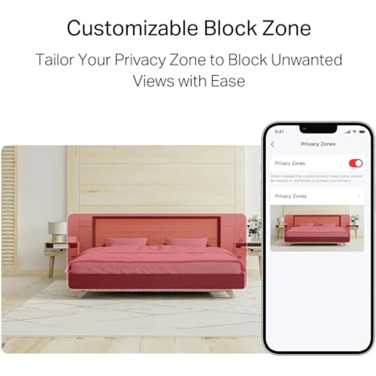 Mercusys MC210, Pan/Tilt Home Security Wi-Fi Kamera mit 2K 3 MP Video, Nachtsicht, Zwei-Wege-Audio, 512 GB microSD Unterstützung – Bild 6