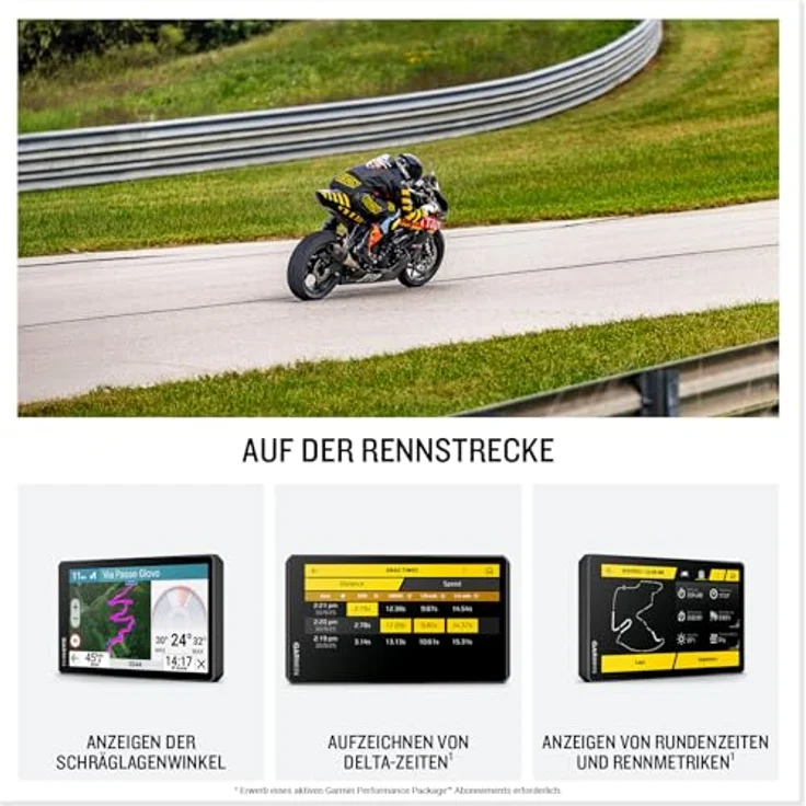 Garmin zmo XT3, Motorrad-Navi mit 4,7 Zoll TFT-Display, Bluetooth, GPS und der Funktion Garmin Adventurous Routing, schwarz – Bild 2