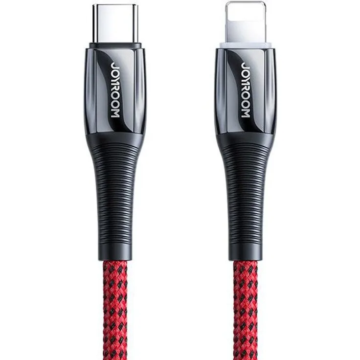 Joyroom S-1224K2 USB Typ C auf Lightning Kabel, 20W Power Delivery, 2,4A, 1,2m, rot