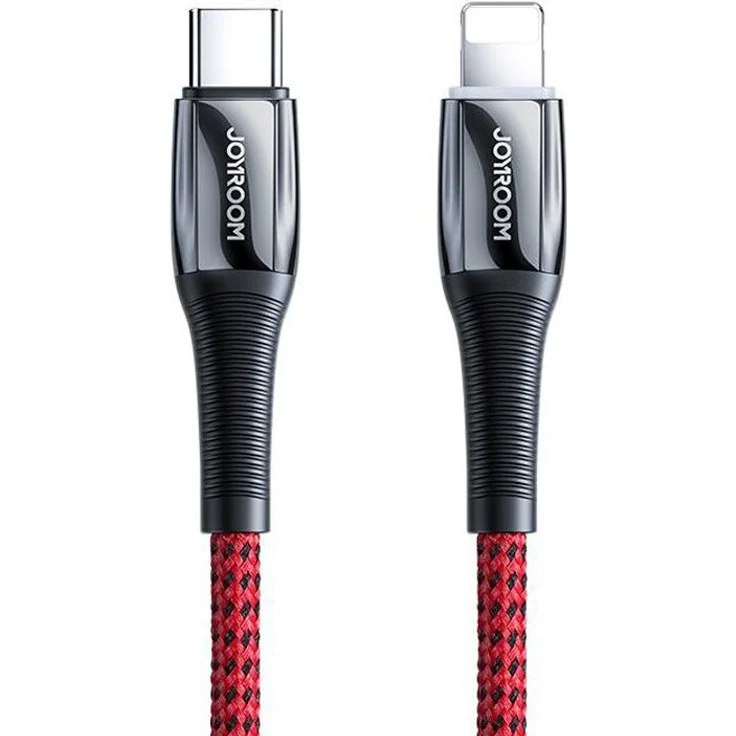 Joyroom S-1224K2 USB Typ C auf Lightning Kabel, 20W Power Delivery, 2,4A, 1,2m, rot
