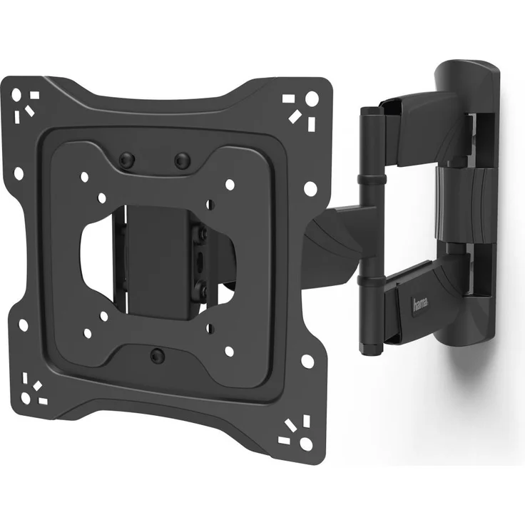 Hama TV-Wandhalterung, schwenkbar, neigbar, Diebstahlschutz, 122 cm (48"), 25 kg, Schwarz – Bild 1