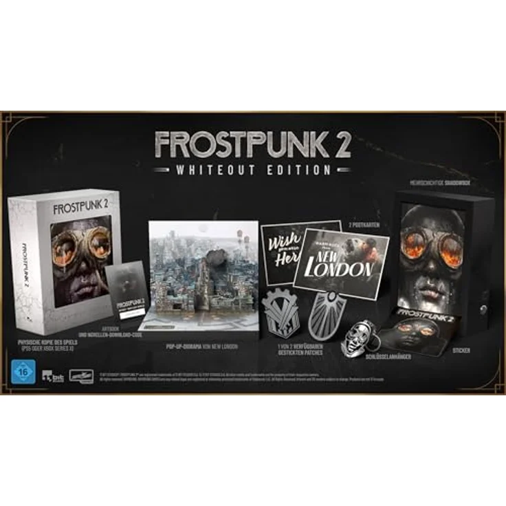 Skybound Frostpunk 2 - WHITEOUT EDITION - PS5, City-Survival-Spiel mit DLCs, Pop-up-Diorama und exklusiven Ingame-Gegenständen – Bild 2