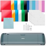 Cricut Maker 4, Schneidemaschine im Essentials-Bundle mit 10-facher Schnittkraft und Bluetooth, salbeigrün