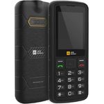 Beafon AGM M9 2G Outdoor-Handy, Schwarz, IP68/IP69K, Taschenlampe, 6,1 cm LCD-Display, Unisoc T107-CPU, 128 MB Speicher, 1.000 mAh Akku