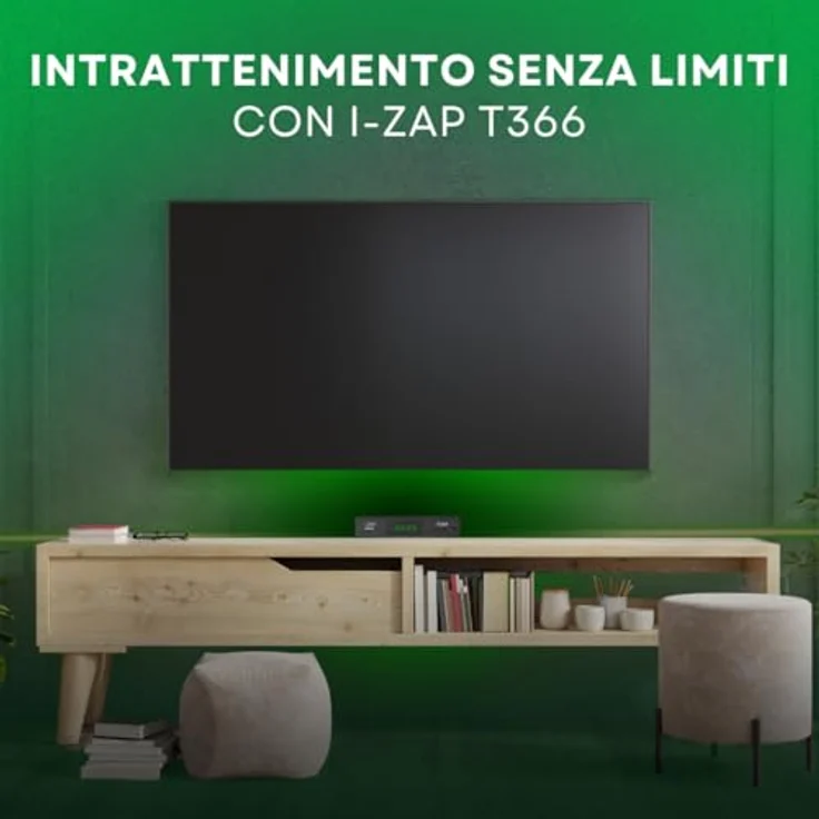 TIVUSAT T366, DVR Digital TV Receiver mit 2 Kanälen, Composite Video, 2 USB-Anschlüssen, schwarz, 222 Gramm – Bild 5