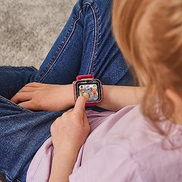 VTech KidiZoom Smart Watch MAX lila, Kinder-Smartwatch mit integrierter Kamera, Spiele und Schrittzähler – Bild 5