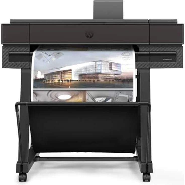 HP DesignJet T870 24-in Großformatdrucker, 2400 x 1200 DPI, Farb-Tintenstrahldruck, Ethernet/LAN, 1024 MB Speicher – Bild 2