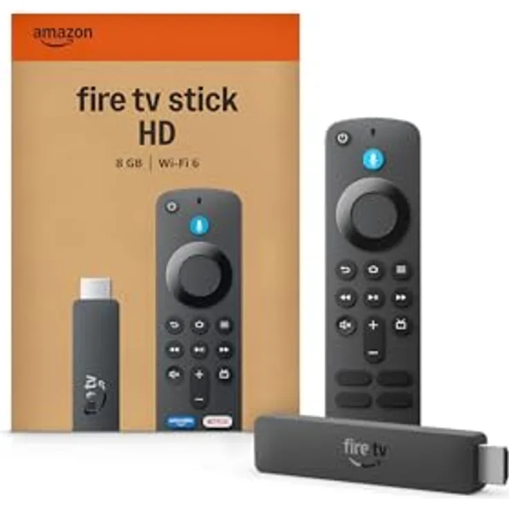 AMAZON Fire TV Stick HD (2026 Release), Streaming 8 GB, Full HD, Alexa-Sprachfernbedienung, Schwarz