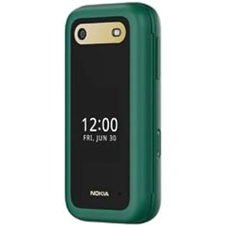 Nokia 2660 4G Dual Sim, Display 2,8 Zoll, große Tasten, SOS-Taste, Kamera, Bluetooth, FM-Radio und MP3-Player, großer Akku, Grün, Italien – Bild 3