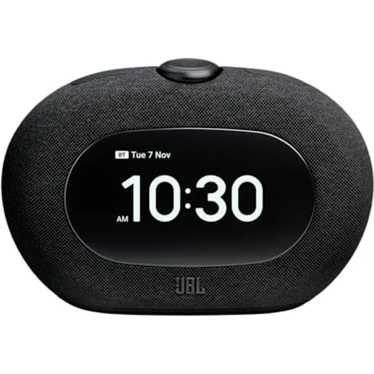 JBL Horizon 3, Bluetooth-Radiowecker mit DAB/DAB+/UKW, 5W, USB-C-Ladeanschluss, sanftes Umgebungslicht