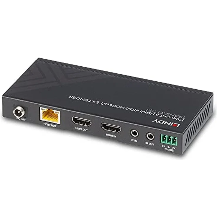 Lindy HDMI HDBaseT Extender KVM Switch, 4K Ultra HD, HDR-Unterstützung, PoC-Funktionalität, Schwarz – Bild 2