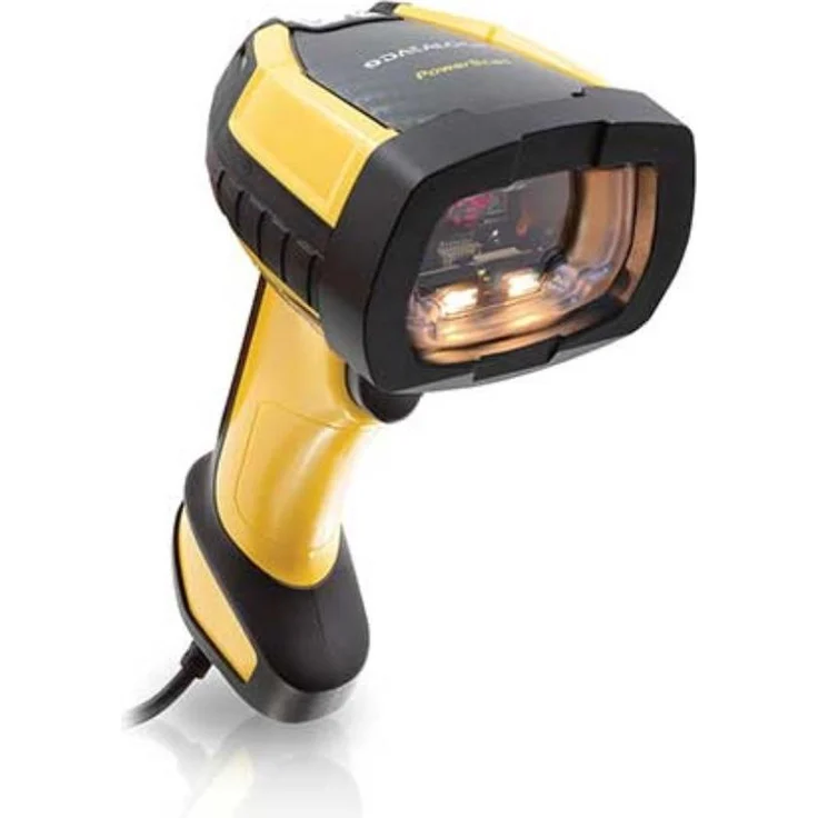 Datalogic PowerScan PD9630-SR, robuster Barcode-Scanner für 1D/2D-Barcodes, USB Kit, Schwarz/Gelb