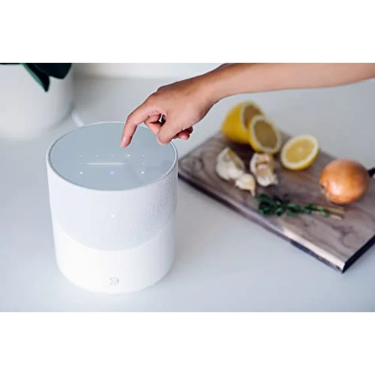 Bluesound Pulse M Omni-Hybrid kabelloser Musikstreaming-Lautsprecher mit Bluetooth - Weiß - kompatibel mit Alexa und Siri – Bild 4