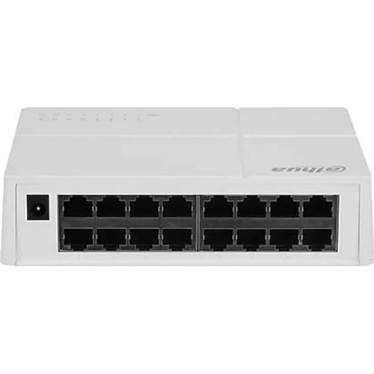 Dahua SF1016L, Netzwerk Switch mit 16 Ports für 10Base-T/100Base-TX, Desktop/Pedestal