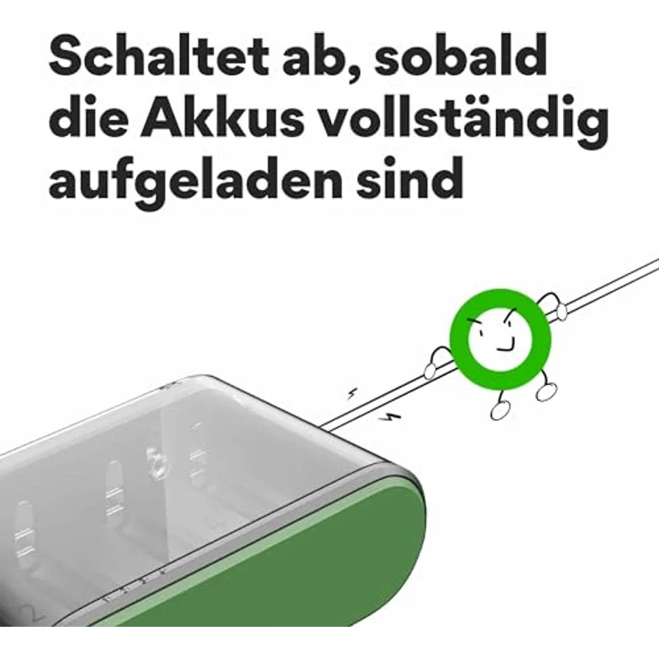 GP RECYKO Universal USB Ladegerät Modell GP B631 (Für alle Handelsüblichen AA, AAA, C, D, 9V Akkus) – Bild 3