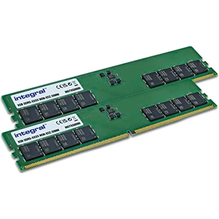Integral 64GB (2 x 32GB) DDR5 RAM 4800MHz SDRAM Desktop/Computer PC4-38400 Memory | DDR5 RAM 64GB | RAM DDR5 | 64GB DDR5 | DDR5 64GB | Arbeitsspeicher DDR5