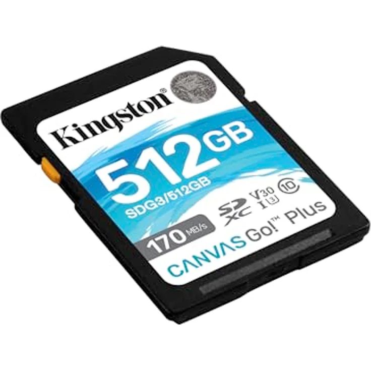 Kingston SDG3/512GB Canvas GO PLUS SDXC Class 10 UHS-I U3 V30 – Bild 2