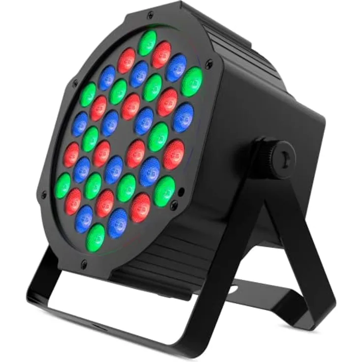Audibax Montana 36 Foco LED RGB 36 x 1w Con Mando